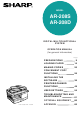 Sharp AR-208D Operation Manual