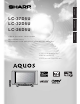 Sharp Aquos LC 26D5U Operation Manual