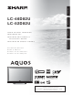 Sharp Aquos LC-46D82U Operation Manual