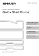 Sharp MX-C400P Quick Start Manual
