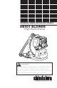 Shindaiwa 68232-94011 Owner's/Operator's Manual