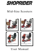 Shoprider SUNRUNNER 3 888B-3 User Manual