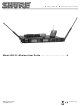 Shure The SM58 Vocal Artist UHF User Manual