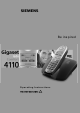 Siemens Gigaset 4110 Comfort Operating Instructions Manual