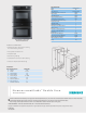 Siemens AVANTGARDE SKU HB30D50U Features And Benefits