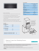 Siemens SKU HW300500 Features And Benefits