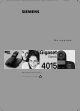 Siemens Gigaset 4015 Operating Instructions Manual