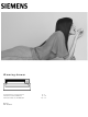 Siemens HW300500 Installation Instructions Manual