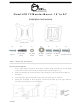 SIIG TV Mount Installation Instructions