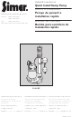 Simer 2944RP Owner's Manual