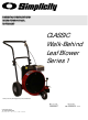 Simplicity SMLBC55151BV Assembly Instructions Operator's Manual Parts List