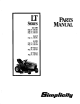 Simplicity 12.5 LTH Parts Manual