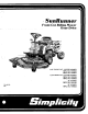 Simplicity SunRunner 1691198 Owner's Manual