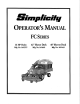 Simplicity 1691662 Operator's Manual