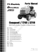Simplicity 2700 Series Parts Manual