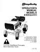 Simplicity 4108 Operator's Manual