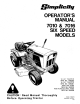 Simplicity 7010 Operator's Manual