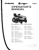 Simplicity Broadmoor 2600 Series Operator's Manual