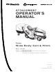 Simplicity Turbo Turbo Wide Body Cart & Hitch Operator's Manual