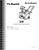 Simplicity 319E Parts Manual