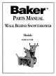 Simplicity Baker 8/24E Parts Manual