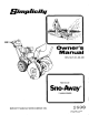 Simplicity Two-Stage Snow-Away Owner's Manual