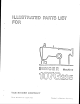 Singer 107G235 Illustrated Parts List