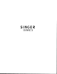 Singer 110W121 Parts List
