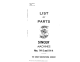 Singer 114-3 Parts List