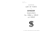 Singer 132K10 Illustrated Parts List