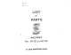Singer 147-102 Parts List