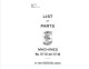 Singer 147-82 Parts List