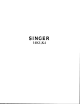 Singer 14K1 Parts List