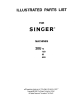 Singer 20U73 Illustrated Parts List