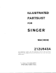 Singer 212U543A Illustrated Parts List