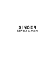 Singer 22W165 to W170 Parts List