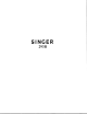 Singer 293B Parts Manual