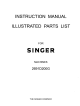 Singer 2691D200G Illustrated Parts List