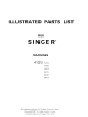 Singer 412U141B Illustrated Parts List