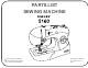 Singer 5160 Parts List