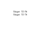 Singer 52-56 Parts List