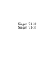 Singer 71-30 Parts List