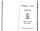 Singer 86-1 Parts List