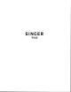 Singer 9444 Parts List