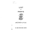 Singer 95-82 List Of Parts