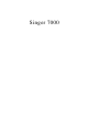 Singer Imperial 7000 Illustrated Parts List