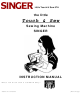 Singer LITTLE TOUCH & SEW 67A Instruction Manual