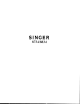 Singer Merritt 8834 Parts List
