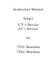 Singer ST-1 Instruction Manual
