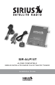 Sirius Satellite Radio 102405b Installation Manual